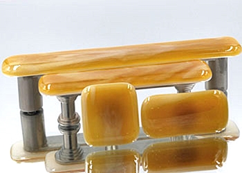 Honey Amber Handmade Glass Cabinet Hardware  interior, design, home, decor, accessories, knobs, pulls